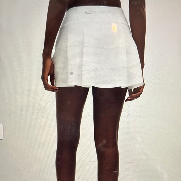 Lululemon Pace Rival 14” White Tennis/Mini Skirt - Picture 1 of 14
